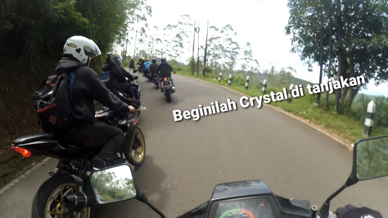 Suzuki RC 110, Crystal Tune mencoba nanjak