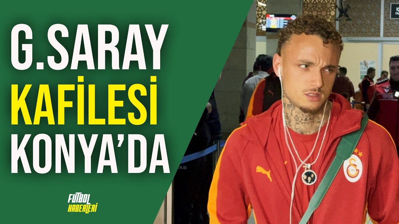 Galatasaray Kafilesi Konya'ya Geldi #Galatasaray