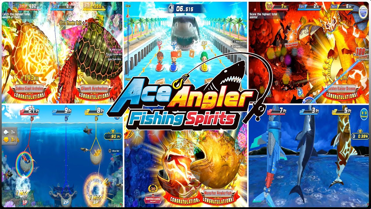 Ace Angler Fishing Spirits - nintendo switch fishing games