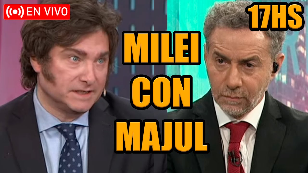 EL PRESIDENTE MILEI EN VIVO TRAS CONOCERSE LA INFLACIÓN