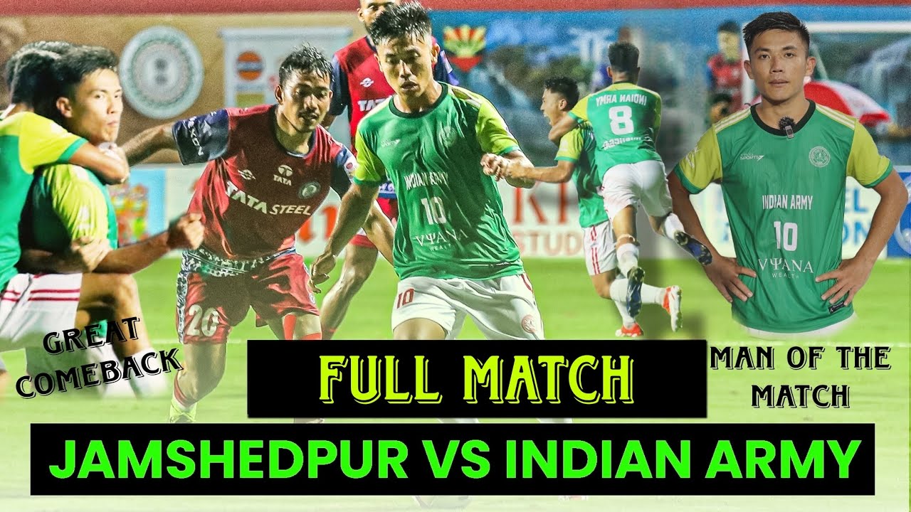 Player of the match🙏Full match Jamshedpur FC Vs Indian Army FT@DonaThapaAkaChocolateyBoy ​⁠