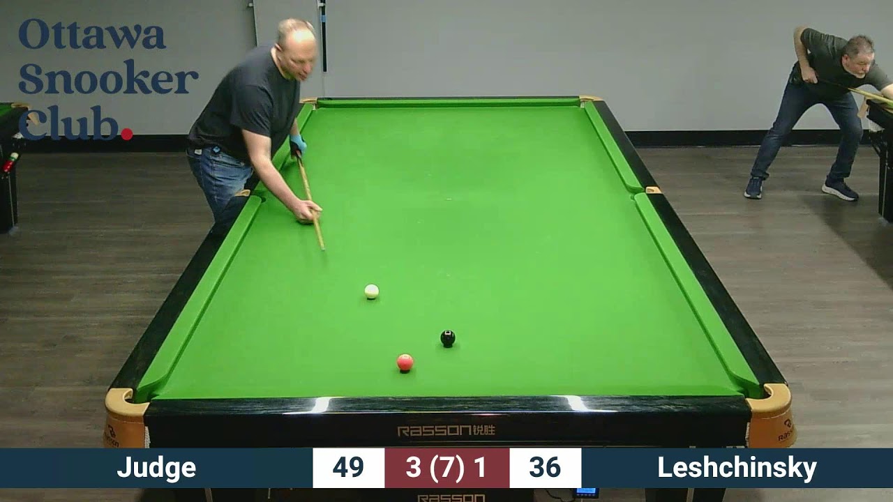 Ottawa Snooker Club - League Match Kevin Judge vs Leo Leshchinsky