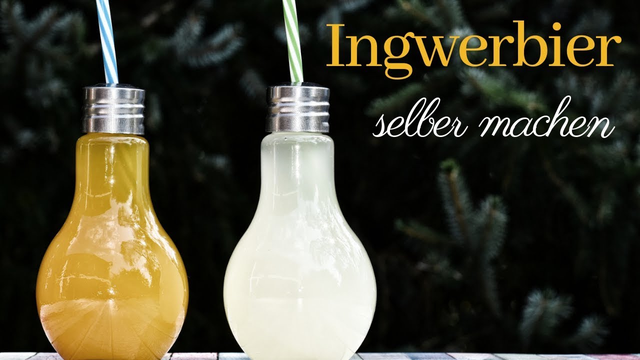 GEILE fermentierte INGWERLIMONADE selber machen I klassisches Ingwerbier Rezept