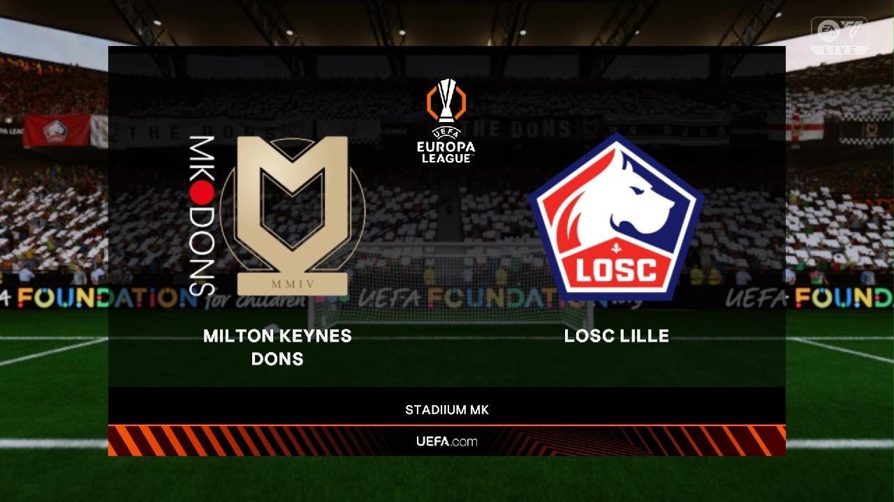 UEL Round of 16 2nd Leg MK Dons v LOSC Lille 11/3/26 5:45PM 1st Half
