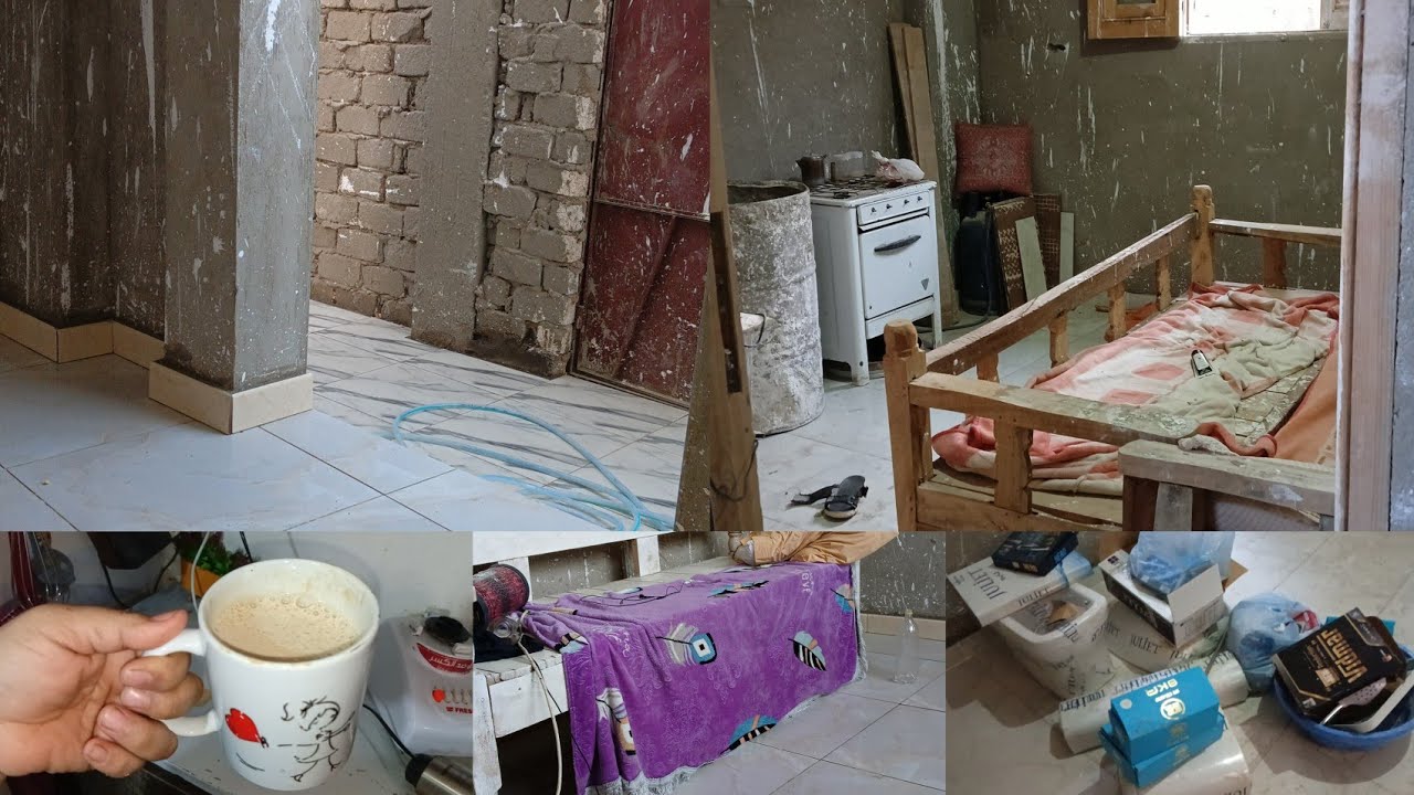 القعدة والحوض🚽 للحمام الجديد وصلو🤗 وشوفوا بننام فين ⁉️تعبنا كتير بس بعد التعب راحه دعواتكم 🤲