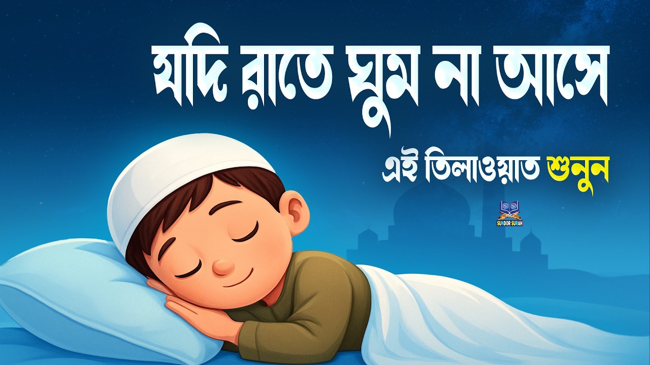 রাতে ঘুম না এলে এই তিলাওয়াত মনোযোগ দিয়ে শুনে মনকে শান্ত করুন l Best Quran For Sleep l By Alaa Aqel