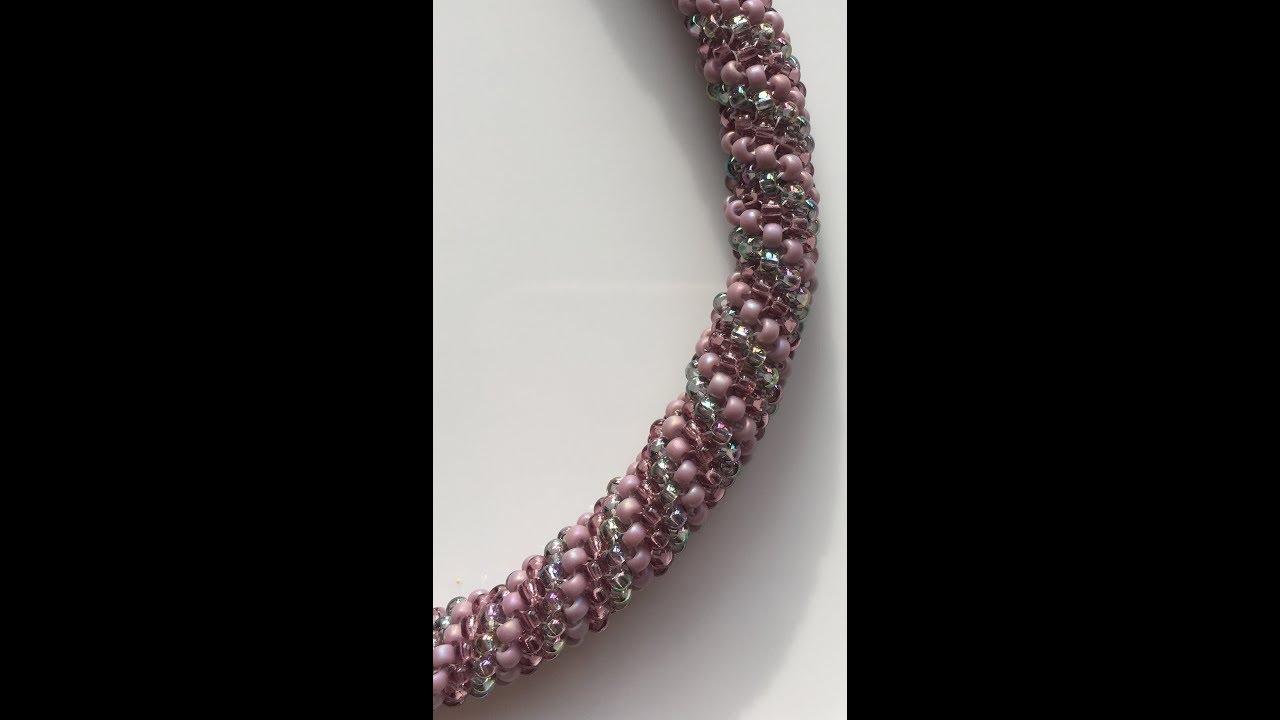 Tubular Peyote Stitch - Spiralled