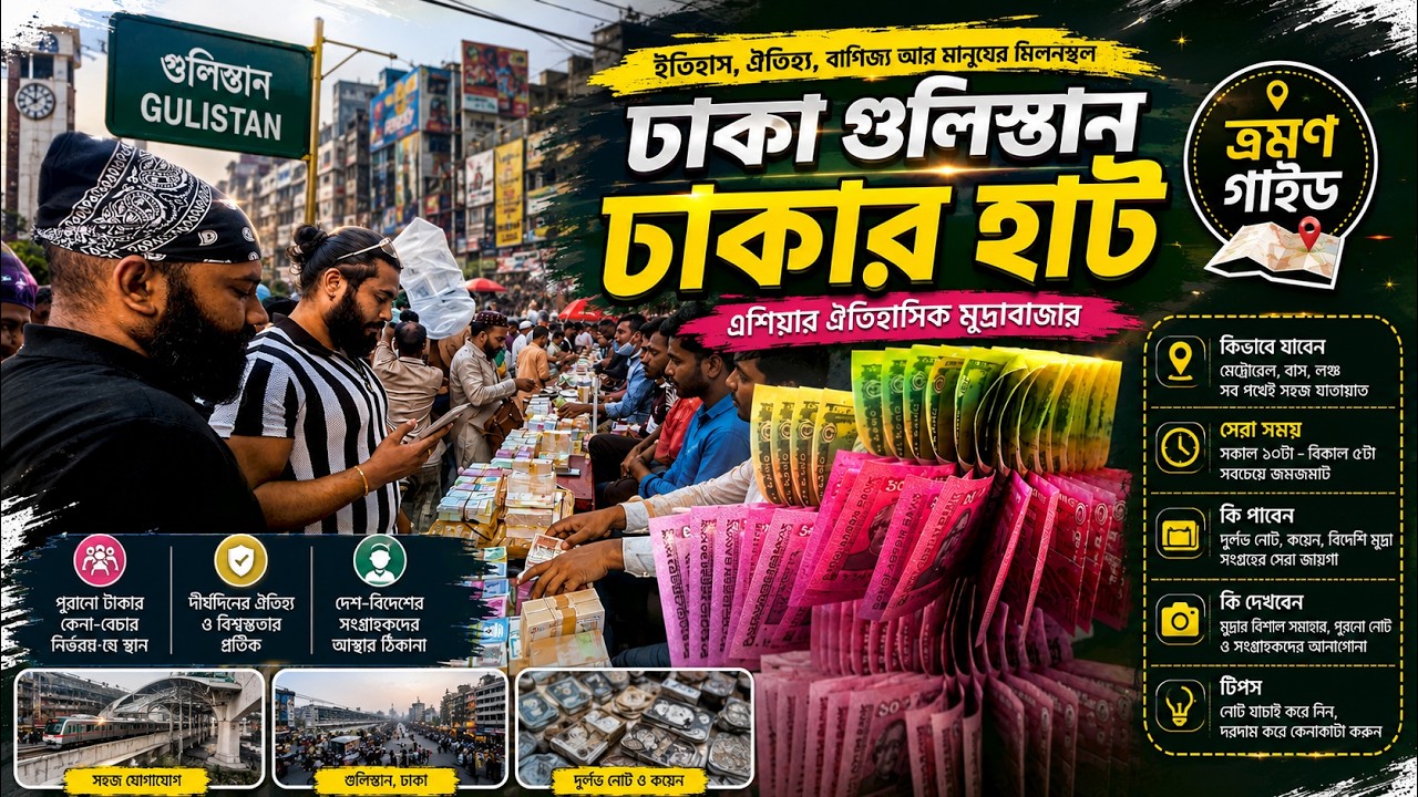 💸 গুলিস্তানের টাকার হাট! যেখানে টাকাই বেচাকেনা হয় 😱 | Takar Haat Dhaka | Money Market