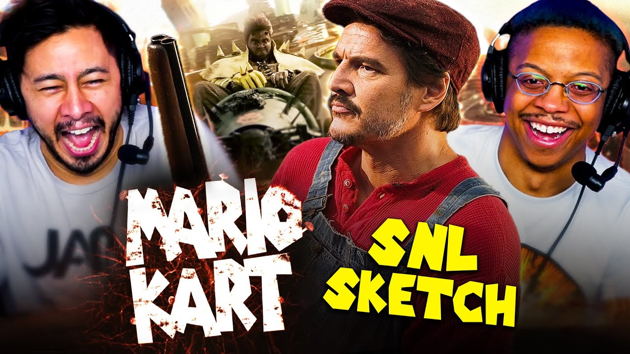 HBO MARIO KART Trailer Reaction! | Pedro Pascal | SNL
