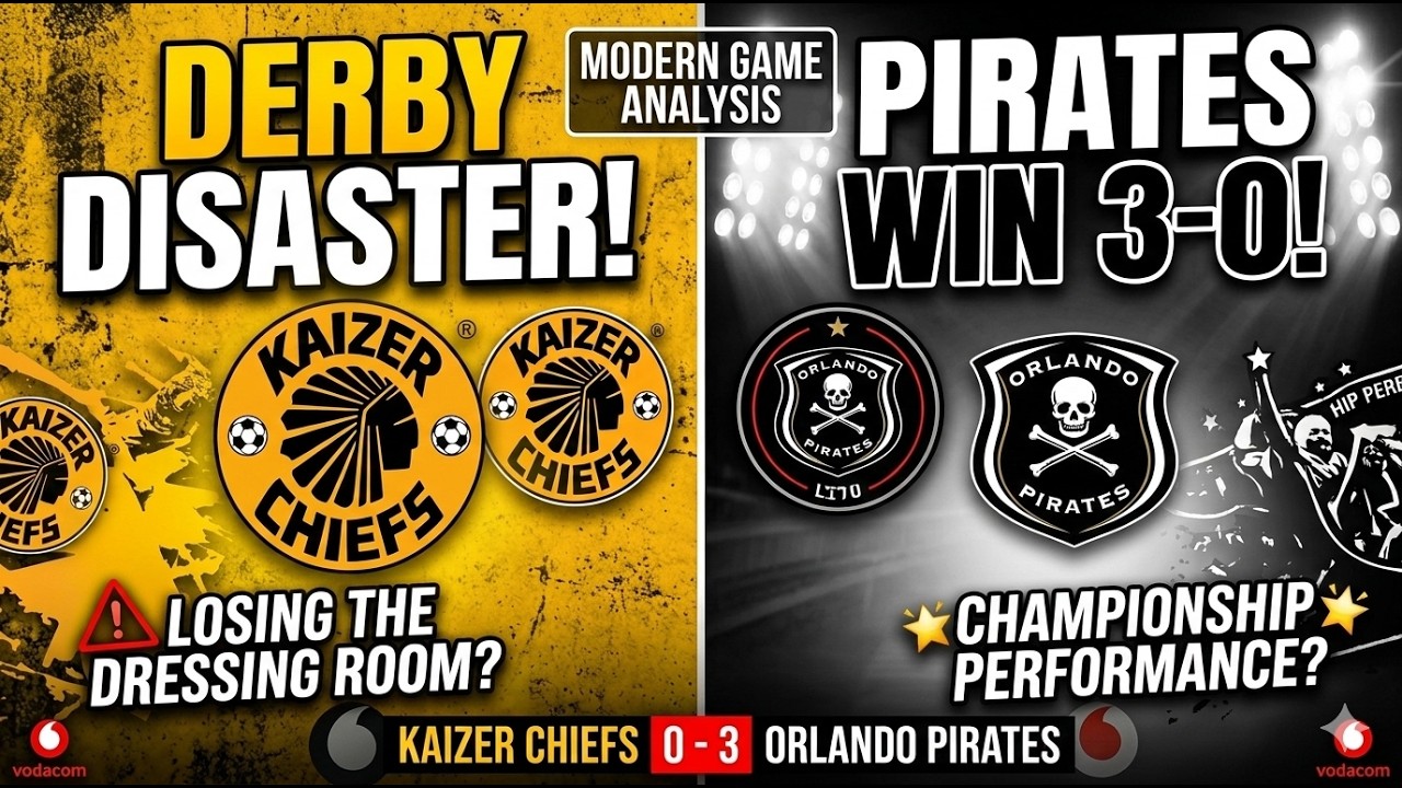 SOWETO DERBY DISASTER Are Chiefs Coaches Losing the Dressing Room  Pirates 3-0 Analysis