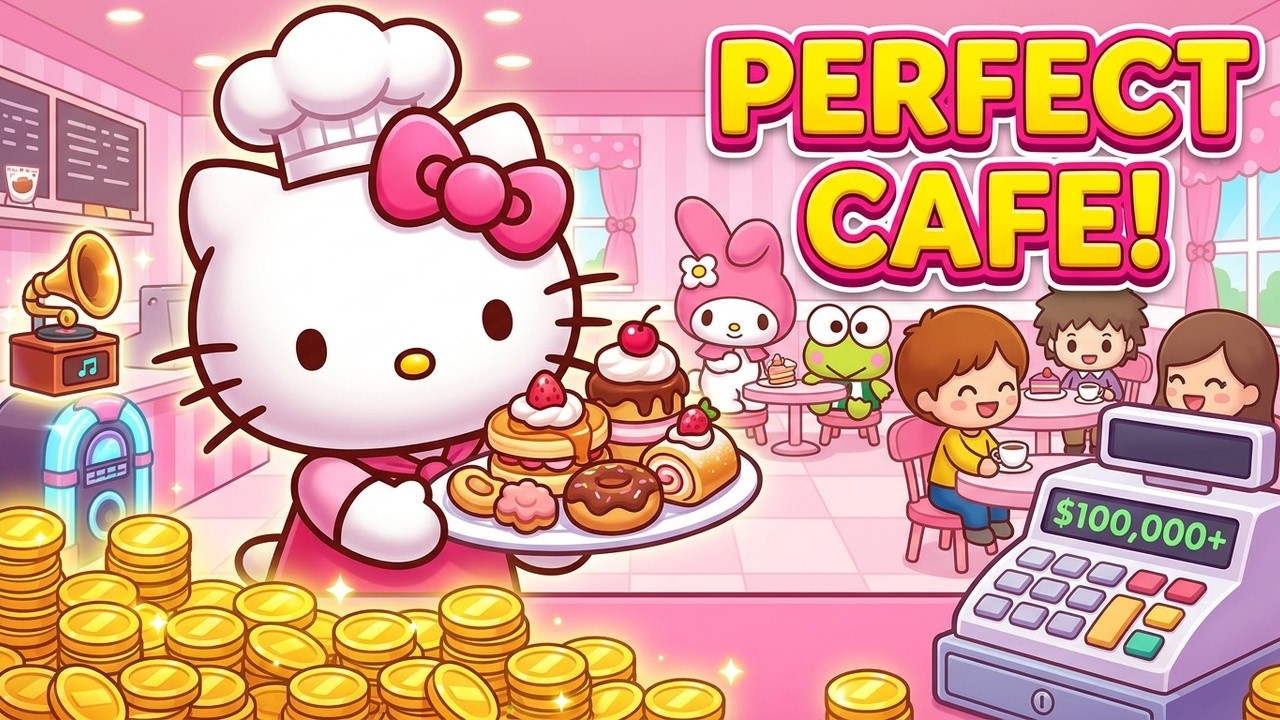 Хелло Китти Кафе * Hello Kitty Cafe от Sanrio Digital * мультик игра для детей
