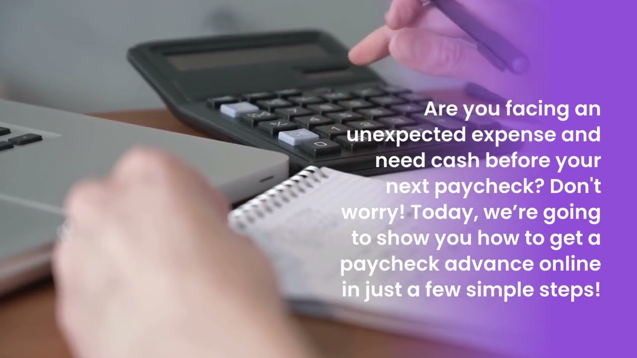 How to Get a Paycheck Advance Online