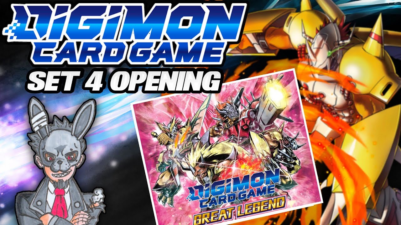 Wargreymon Jagd! NEUE DIGIMON KARTEN - Great Legend Booster Packs Box Opening TEIL 2 | Black Rabbit