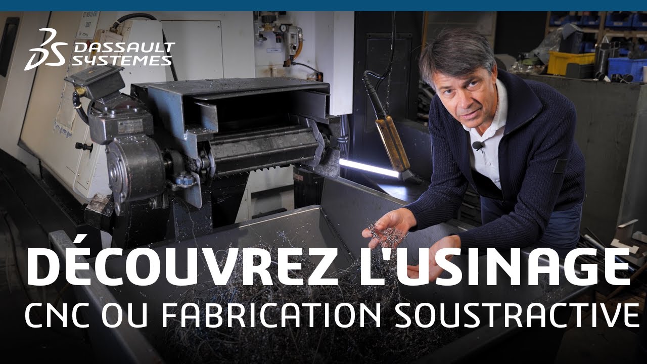 Découvrez l'usinage CNC aussi appelée fabrication soustractive avec 3DEXPERIENCE Make et ACI Groupe