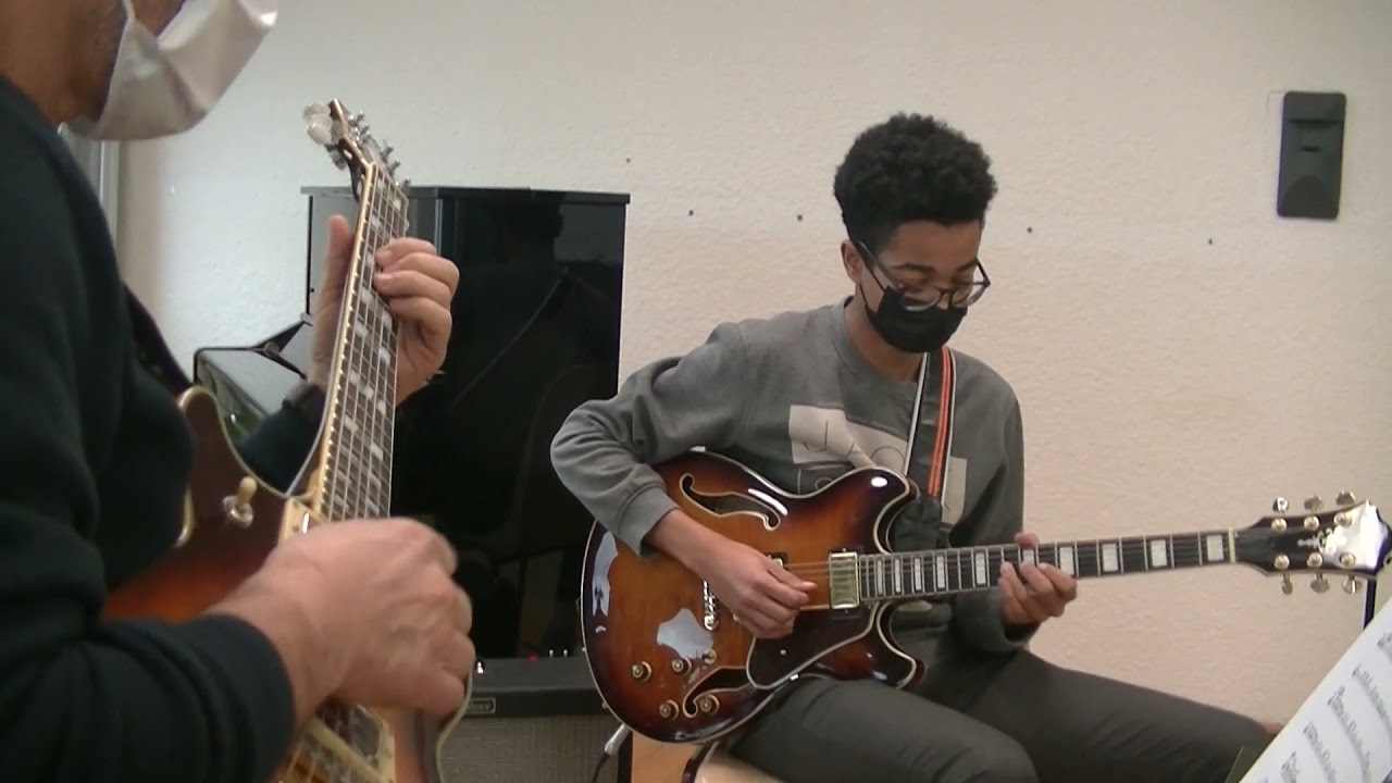 La classe de guitare jazz du conservatoire de Dijon