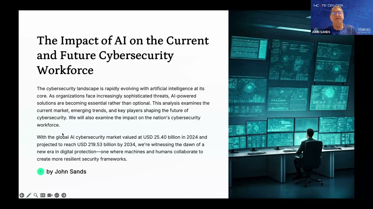 NCyTE Monthly Member Meeting: Impact of AI on the Cybersecurity Workforce