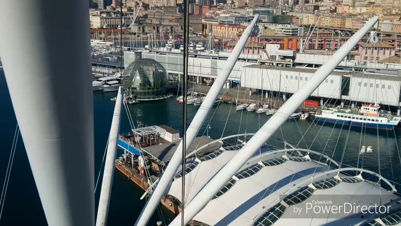 Genova dal Bigo, l'ascensore panoramico del Porto Antico