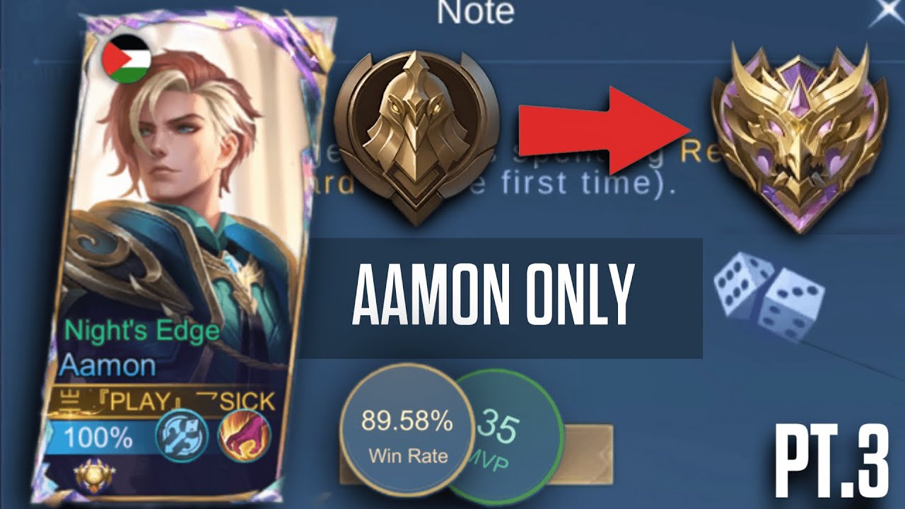 I PLAYED AAMON ONLY From Warrior To Mythic, PT. 3 [VOICEOVER + UPDATE😍]