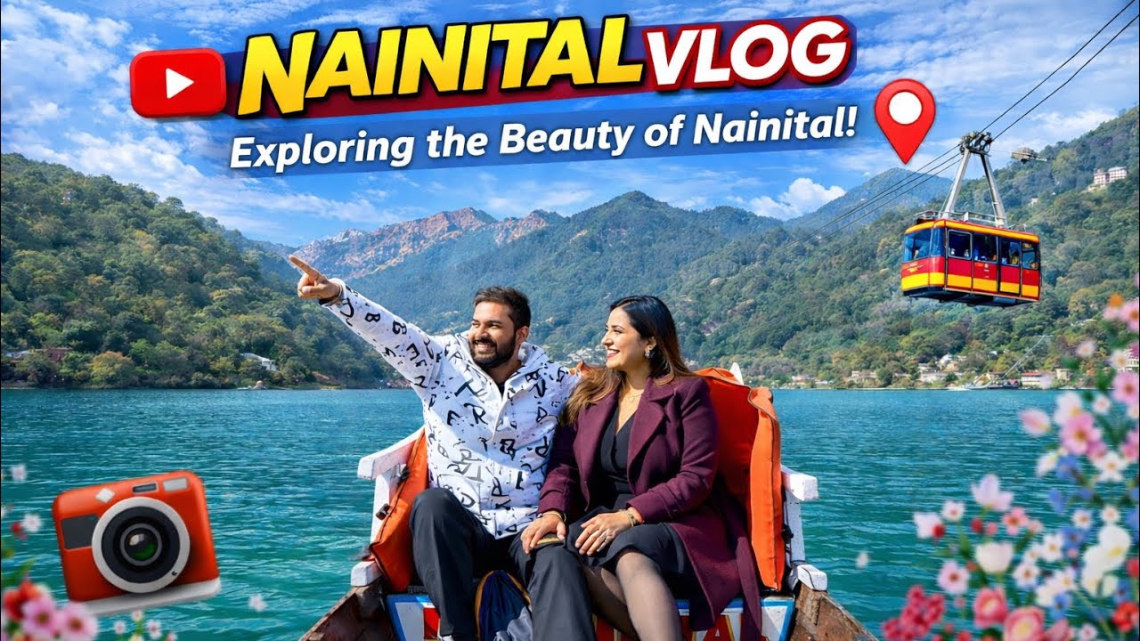 Our Nainital Trip | Nainital Couple Vlog 👩‍❤️‍👨🏼 | Uttarakhand | Bhimtal | Nainital from Noida