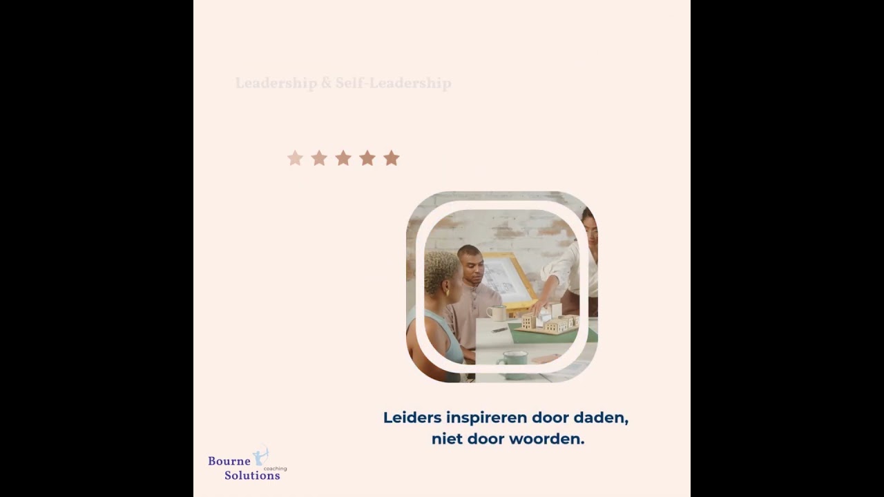 2.23 Leiders inspireren door daden, niet door woorden. 