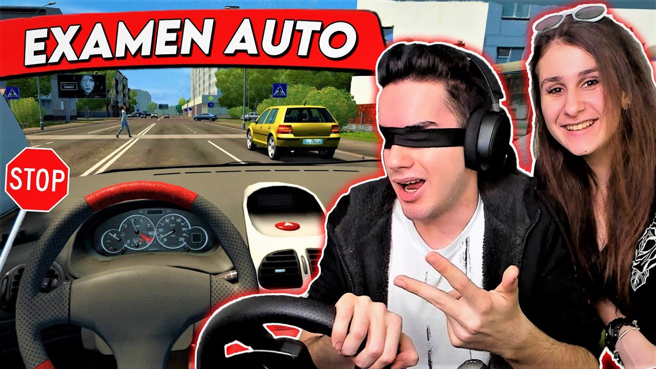 😂EXAMEN AUTO, legat la OCHI! cu Miruna *IMPOSIBIL*