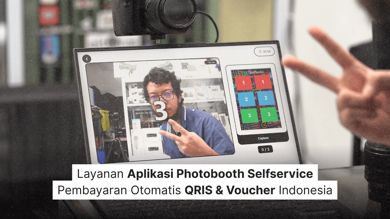 Aplikasi Photobooth Selfservice (Voucher + QRIS Payment) - Selfbooth Photo (Sebooth)