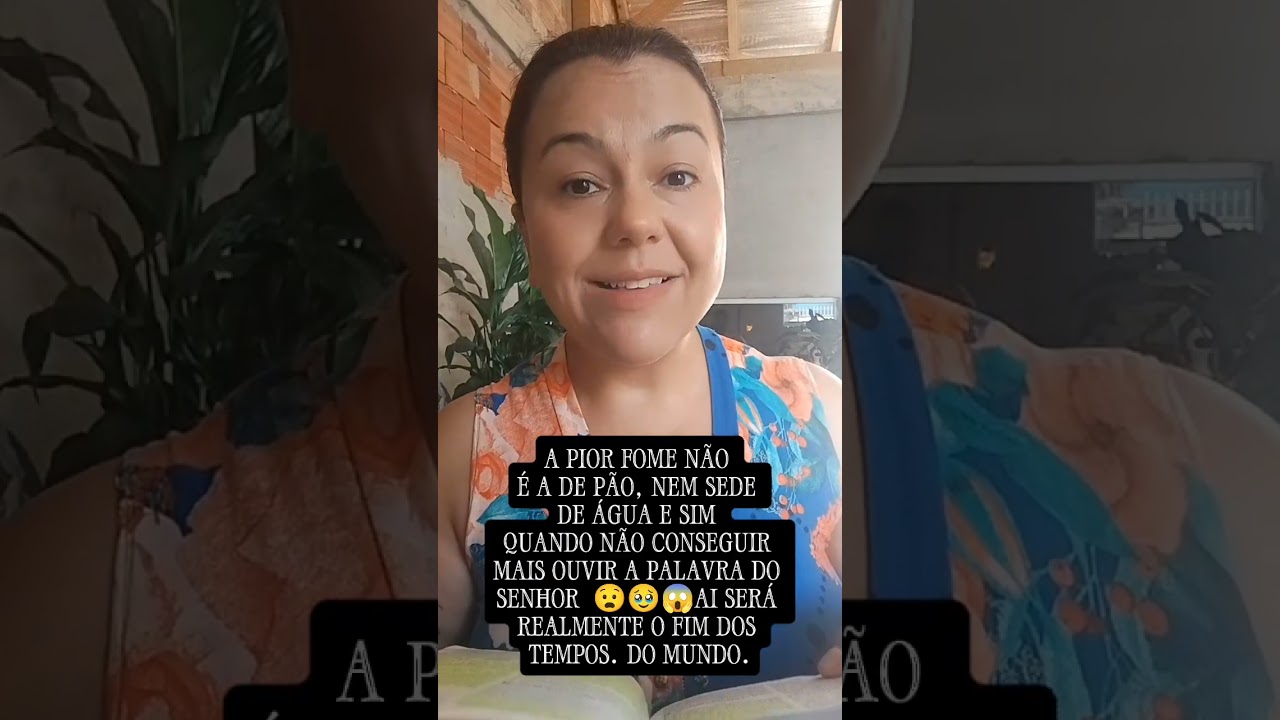 FOME E SEDE DA PALAVRA DO SENHOR 🙇🏼‍♀️🙏🏼🙌🏼📢📖 BUSQUE TODAS AS RESPOSTAS.