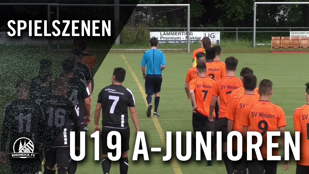 SV Weiden - Bedburger BV II (U19 A Junioren, Qualifikation Sonderstaffel, Gruppe A) - Spielszenen
