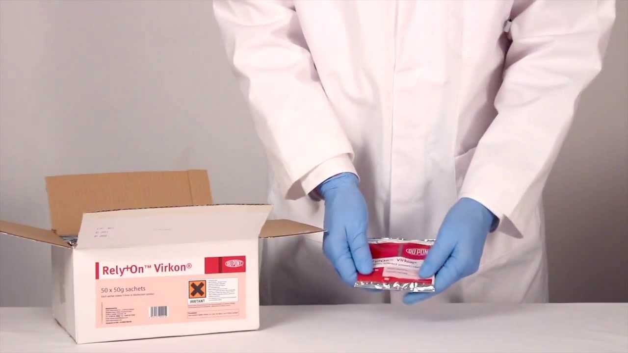 How to mix / prepare Virkon Disinfectant Powder Sachet