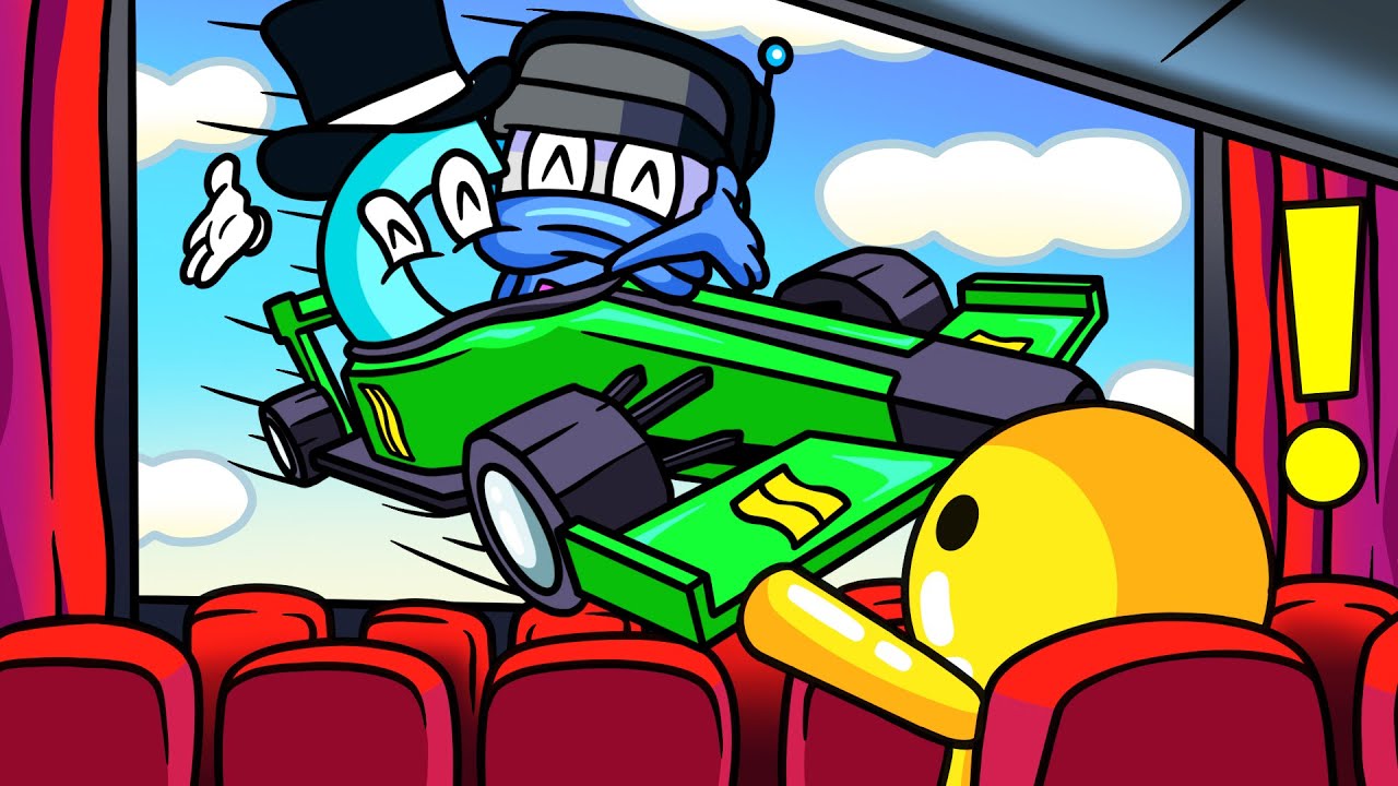 We Go to the Movie Theater and Crash Insane Race Cars in Wobbly Life Multiplayer!