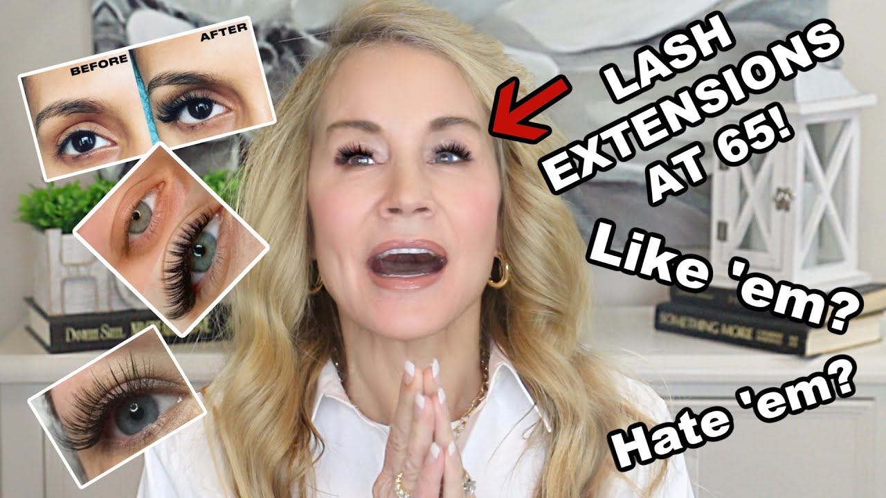 I Got LASH EXTENSIONS for the FIRST TIME AT 65! ! Were they WORTH IT?  Come Along WITH ME!