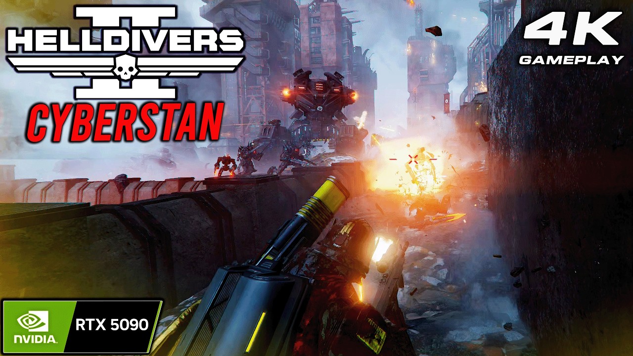 Helldivers 2: 4K Gameplay No Commentary ULTRA Settings | RTX 5090 P1125
