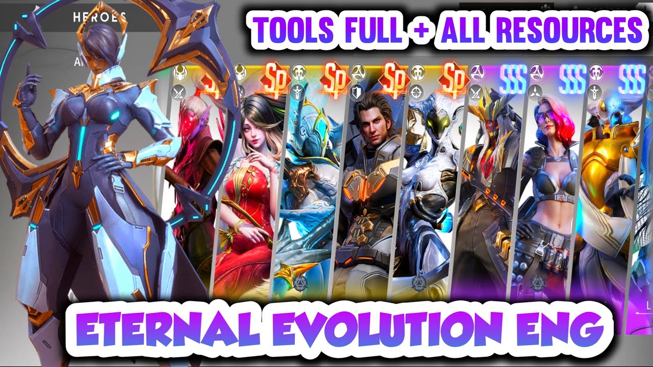 Eternal Evolution ENG Server GM - Tools Full , All Hero SP & SSS , All Resources , Unlimited DM
