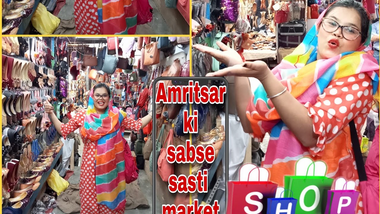 Amritsar ki sabse sasti Market   50rs se start  😱 #shoppingvlog #touristplace #cheapestmarket