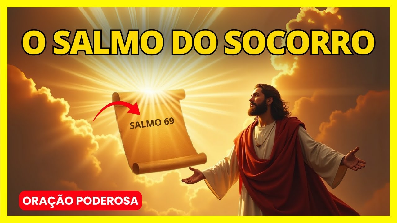 SALMO DO SOCORRO URGENTE - Quando Tudo Parece Perdido, DEUS Responde - Salmo 69