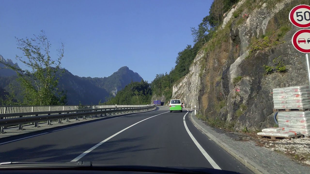 Driving in Berchtesgaden Germany from Salzburg Austria - 4K UHD