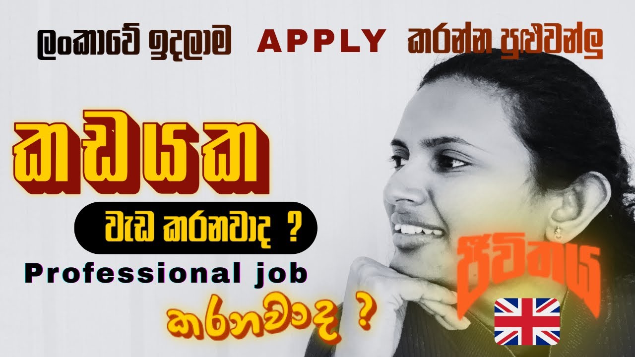 UK වල Professional Job කරන්න ආස අයට..... Bachelor Degree එකකින් පුලුවන්ලු 🫨