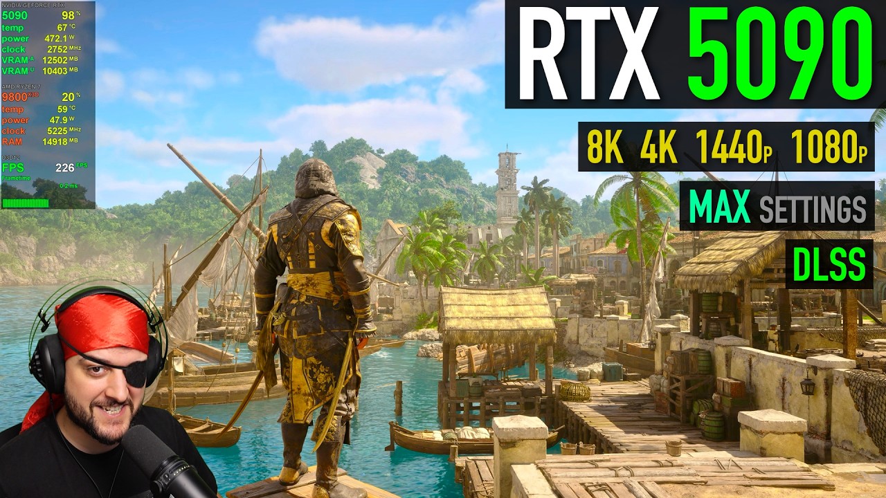 RTX 5090 &mdash; Assassin's Creed Black Flag Resynced &mdash; Прекрасный ремейк!