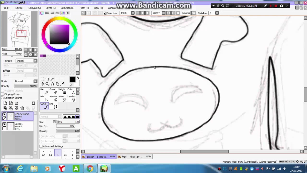 [AC] Speed paint #1 : Foxy - Five nights at Freddy's 2