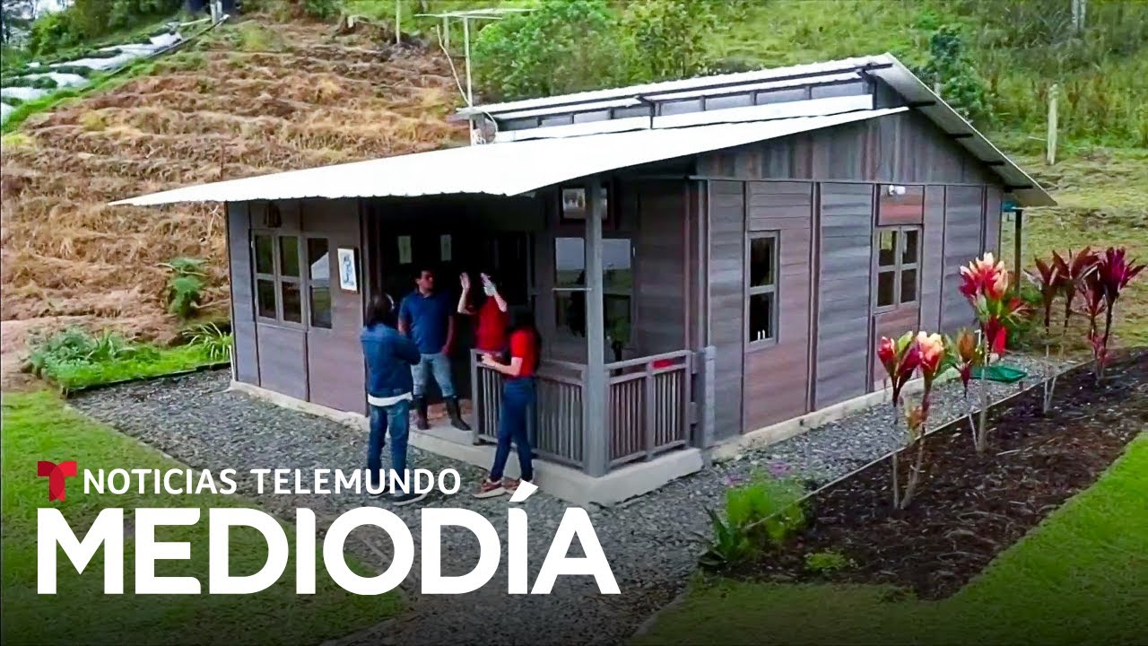 Construyen casas con basura plástica reciclada en Colombia | Noticias Telemundo