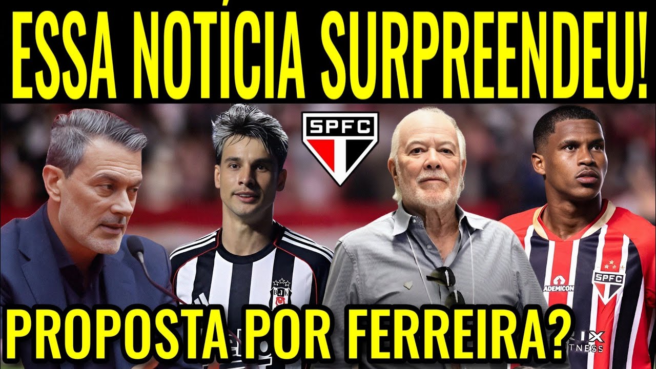 CHEGOU AGORA: A NOT&Iacute;CIA QUE MUDA TUDO NO MERCADO! BESIKTAS N&Atilde;O BRINCA E QUER FERREIRA NO AVI&Atilde;O AGORA