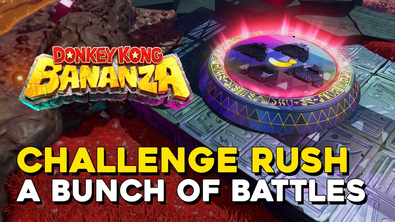 Donkey Kong Bananza Challenge Rush A Bunch Of Battles