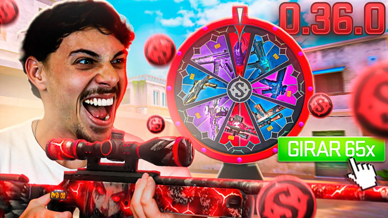 GASTEI 13.000 MIL GOLDS PRA ZERAR A NOVA ROLETA!! (65x GIROS)  - ATUALIZAÇÃO 0.36.0 NO STANDOFF 2