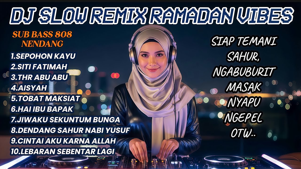 DJ Slow Dangdut Religi Ramadan 2026 🌙 Sepohon Kayu – Aisyah – Siti Fatimah | Full Bass 808