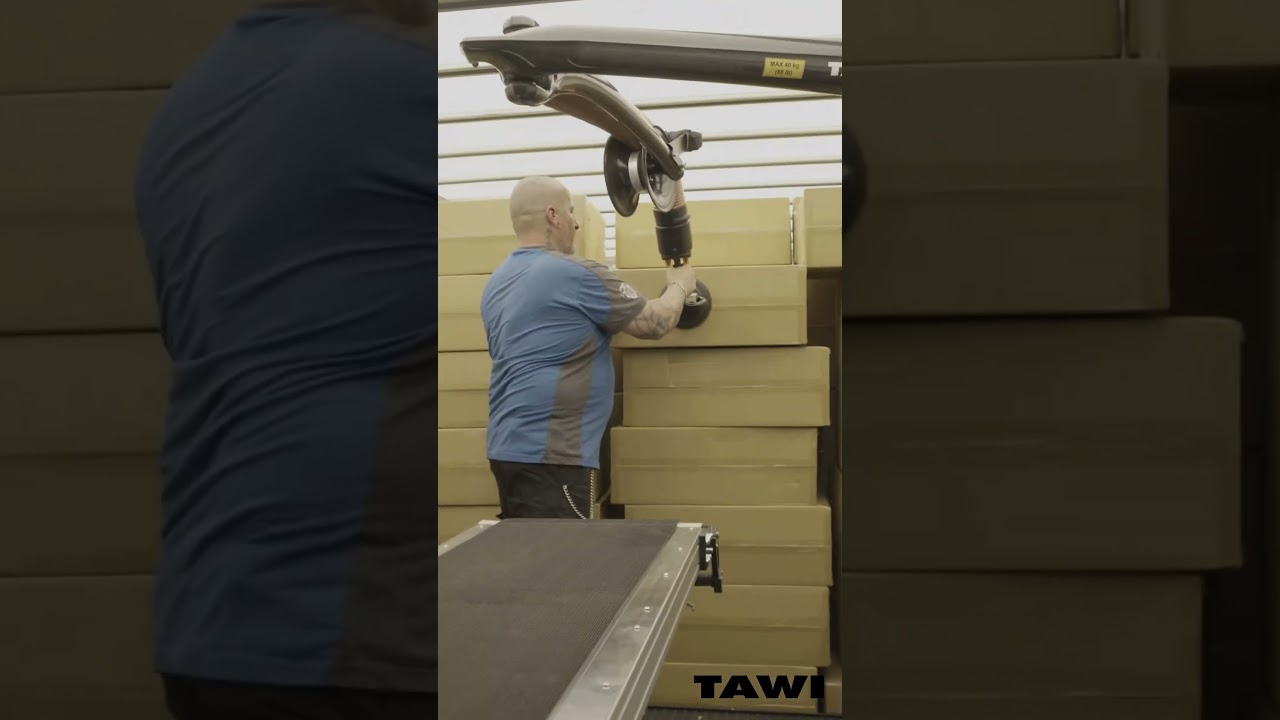 TAWI | How BGS Technic uses TAWI's Container Unloader and Lifting Solutions