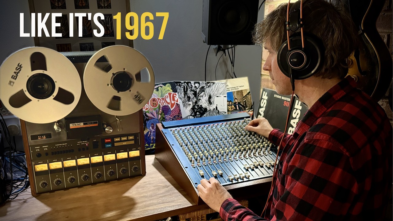 Recording a 60s-Style Garage Rock Song on Tape