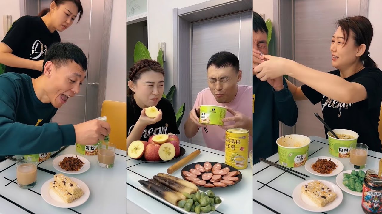 Trending 🔥 Funny Husband Wife Yummy Food Eating Challenge||Prank 😂🤫||Comedy 🤣🤣