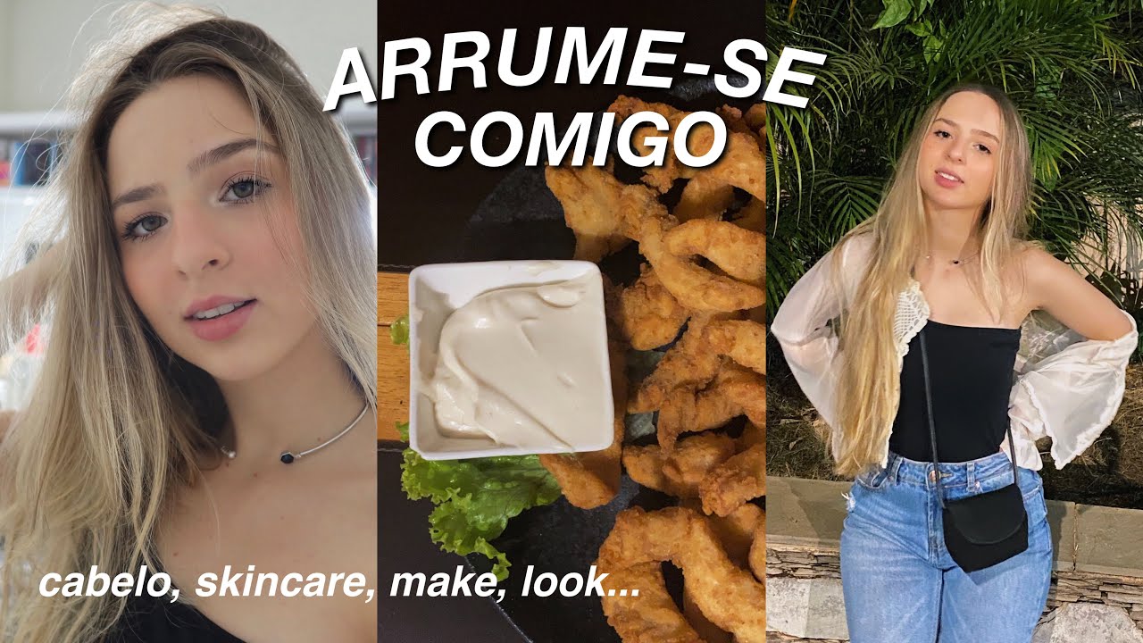 ARRUME-SE COMIGO | cabelo, skincare, make, look...
