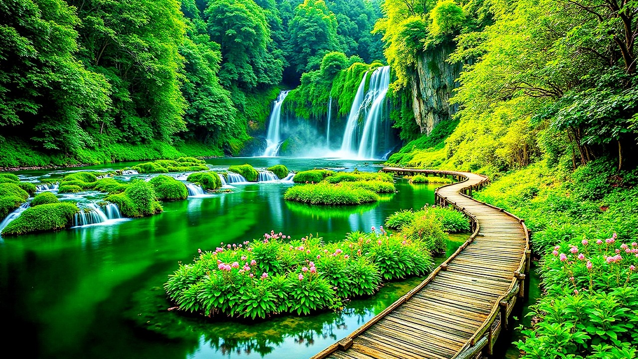 Great relaxing music🌿 Nature sounds help relieve stress, healing music