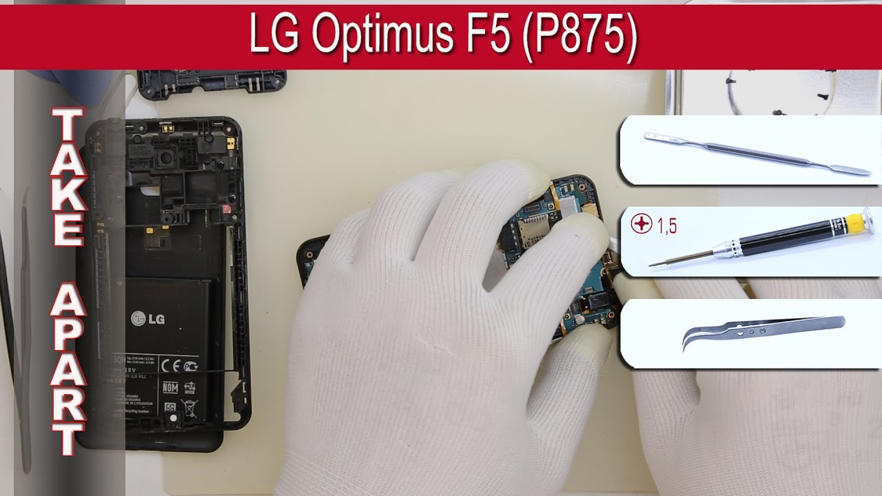 Как разобрать 📱 LG Optimus F5 (P875) Разборка и ремонт